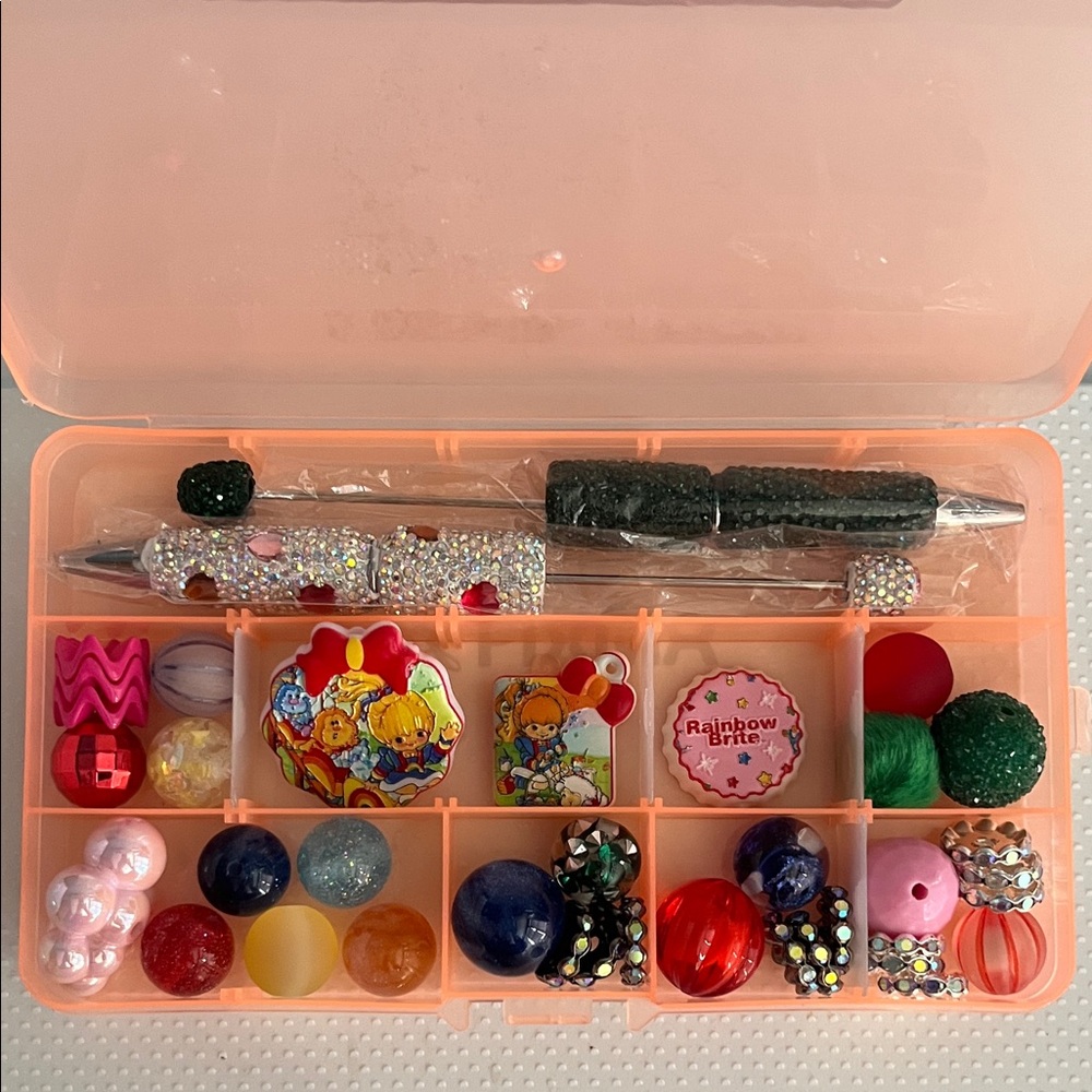 DIY BEADABLE KIT! RAINBOW BRITE INSPIRED!